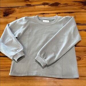 Free Assembly Long/puff Sleeve Sweatshirt